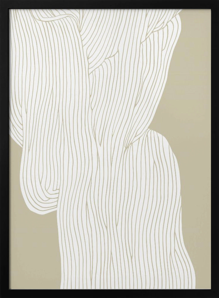 Fließende Linienharmonie | Poster