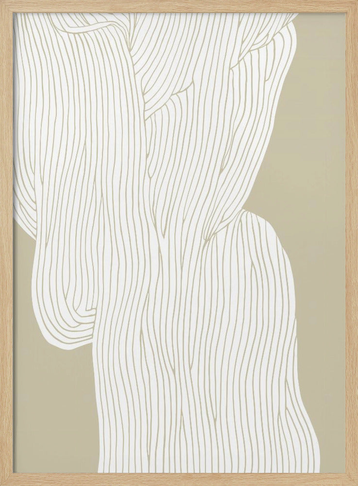 Fließende Linienharmonie | Poster