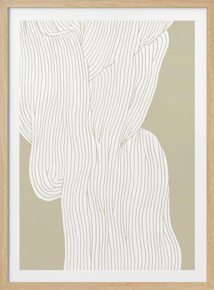 Fließende Linienharmonie | Poster