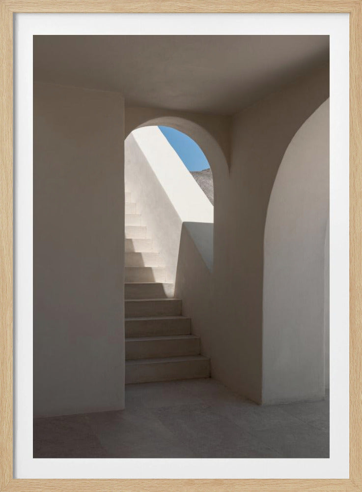 Treppe zum Meerblick | Poster
