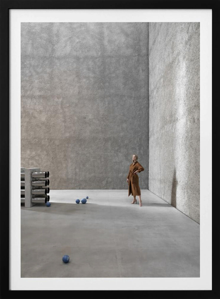 Posieren auf Beton | Poster