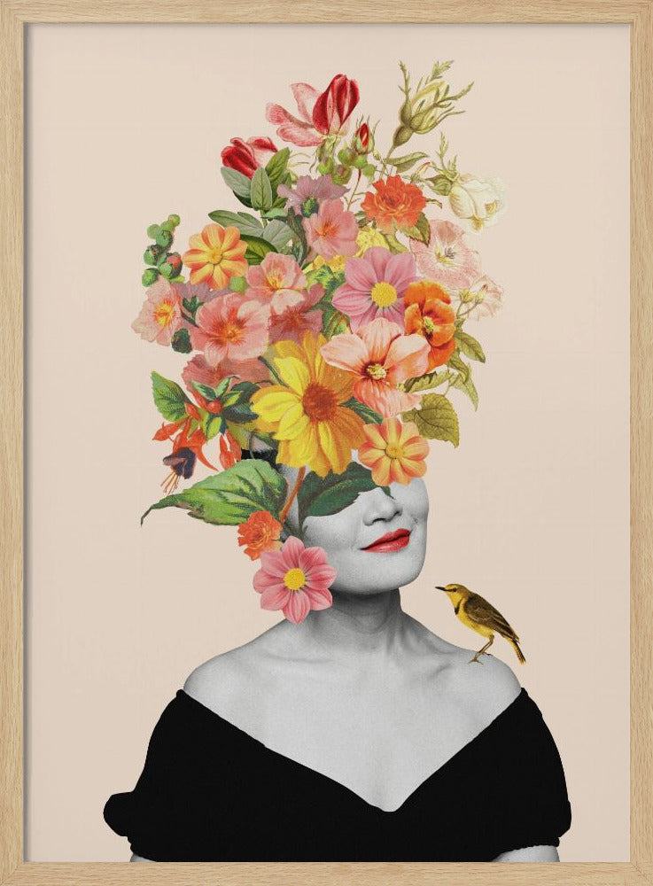 Blühende Frau | Poster