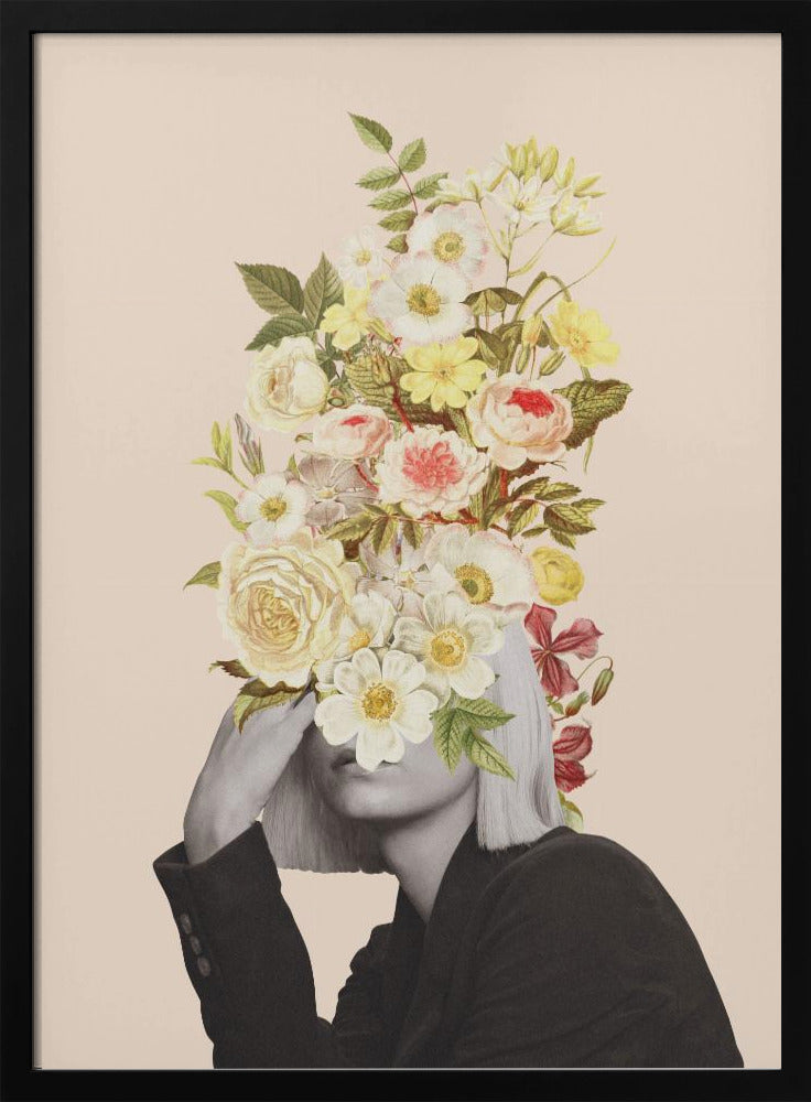 Weißer Blumenstrauß | Poster