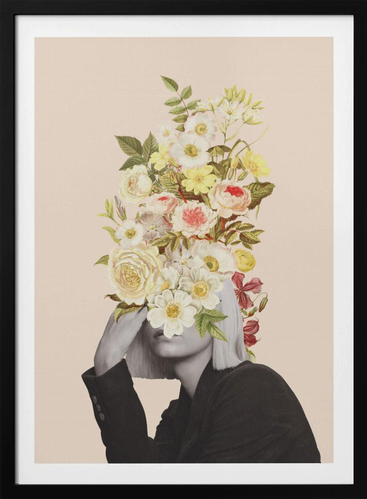 Weißer Blumenstrauß | Poster