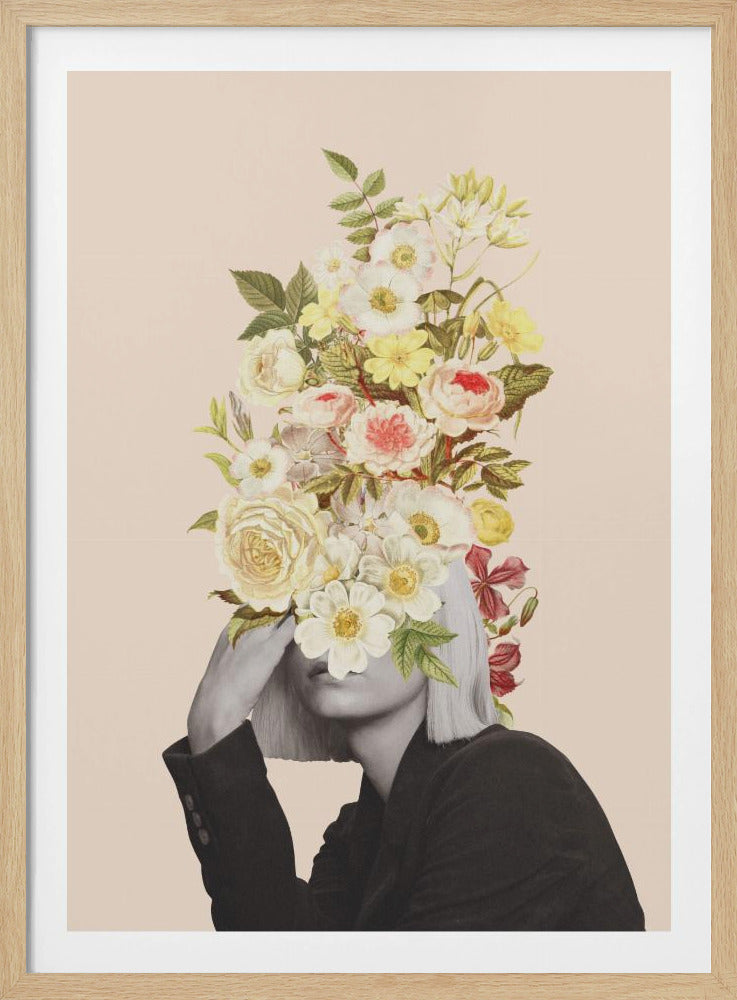 Weißer Blumenstrauß | Poster