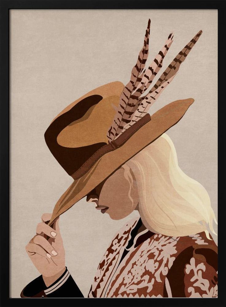 Feathered Elegance | Poster