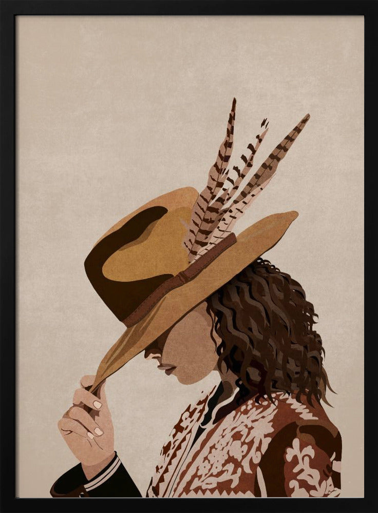 Feathered Elegance | Poster