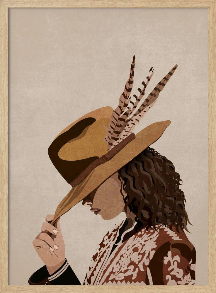 Feathered Elegance | Poster
