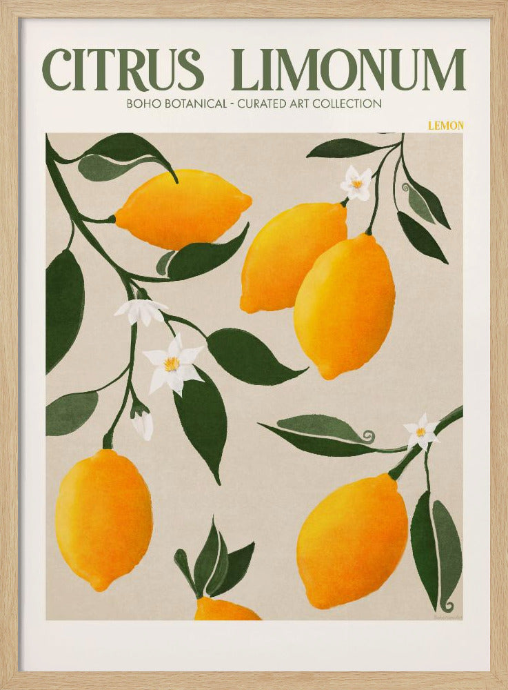 Golden Citrus Delight | Poster