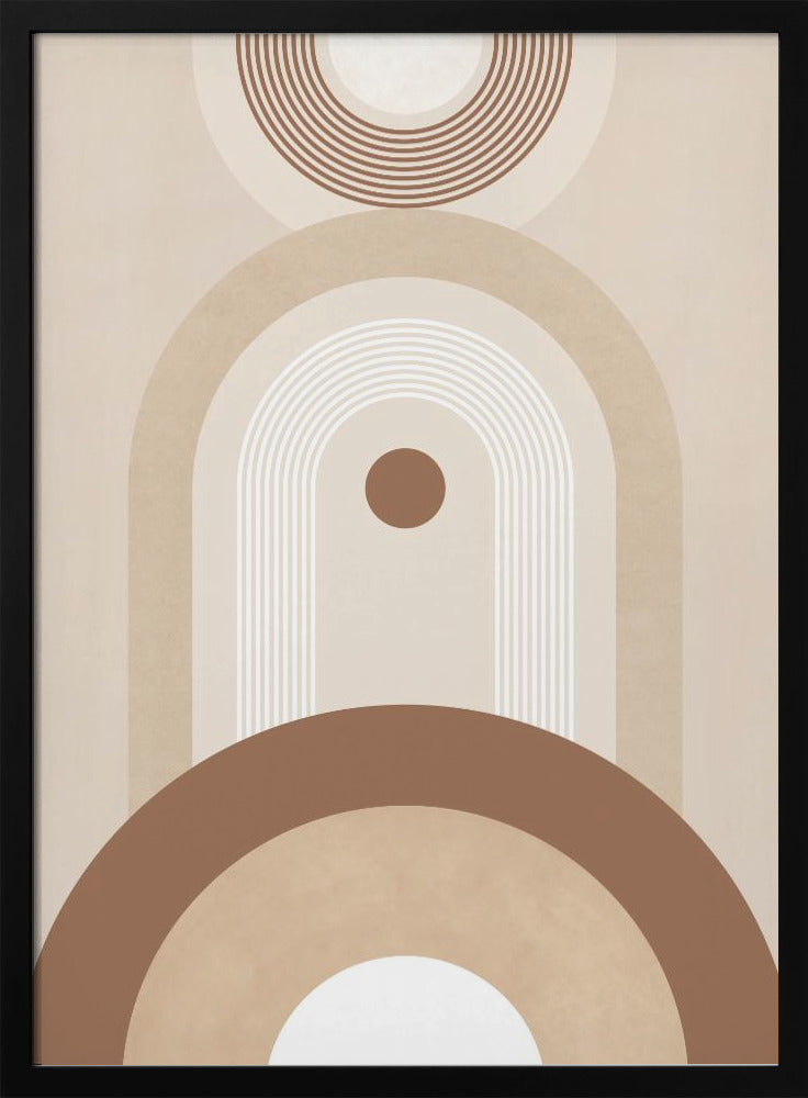 Beiges Mid-Century Poster | Poster