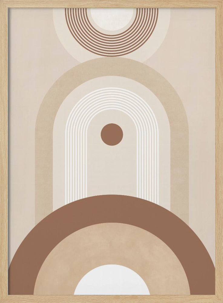 Beiges Mid-Century Poster | Poster