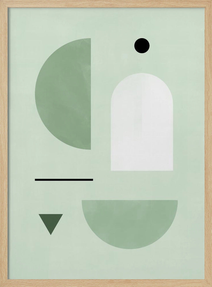 Beruhigende Pastellfarbpalette | Poster