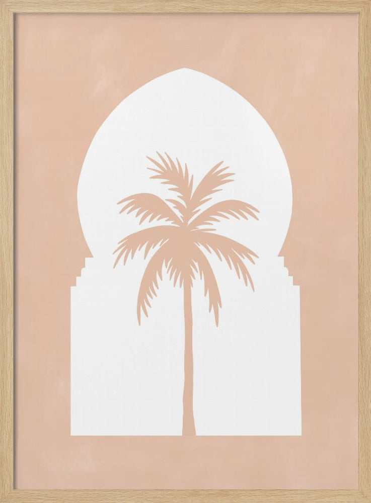 Palmen-Silhouette-Bogen | Poster
