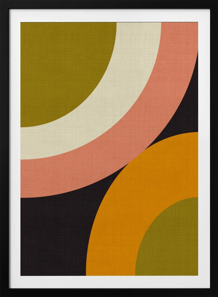 Geo Shapes Fall 21 Rounded | Poster