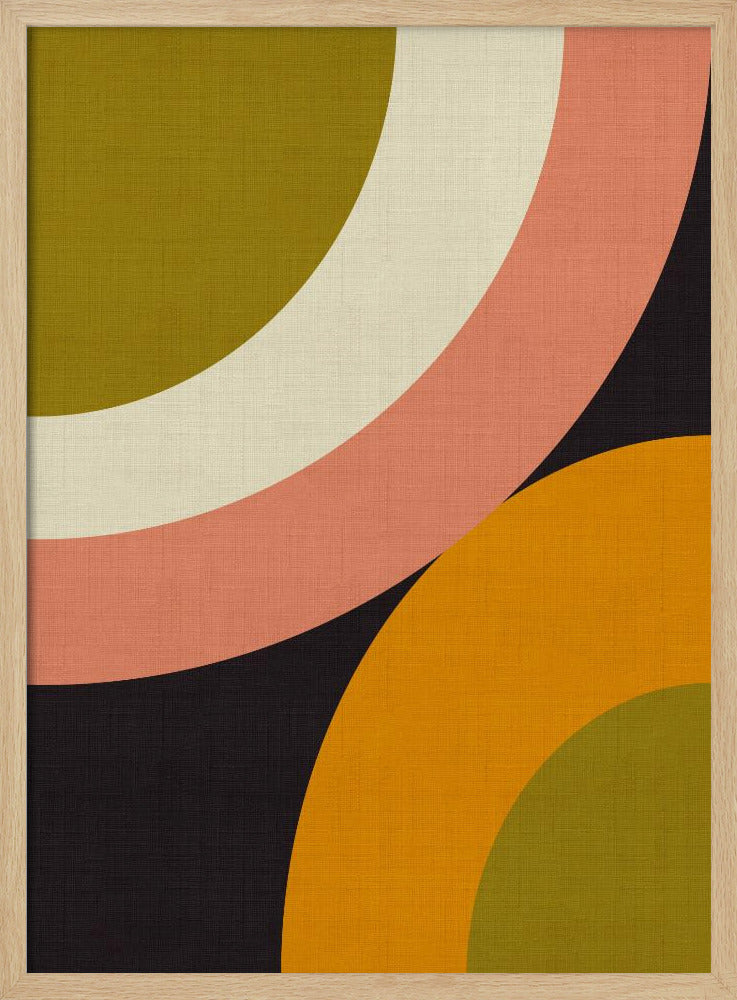 Geo Shapes Fall 21 Rounded | Poster