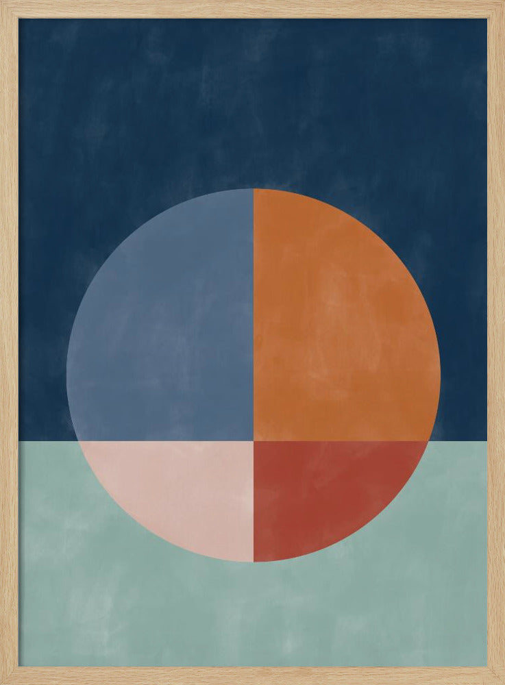 Ein großer segmentierter Kreis | Poster