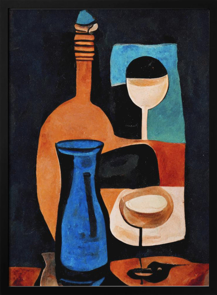 Stillleben mit Wein | Poster
