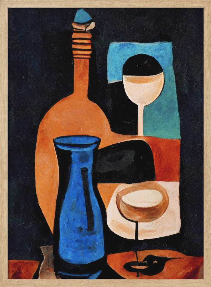 Stillleben mit Wein | Poster