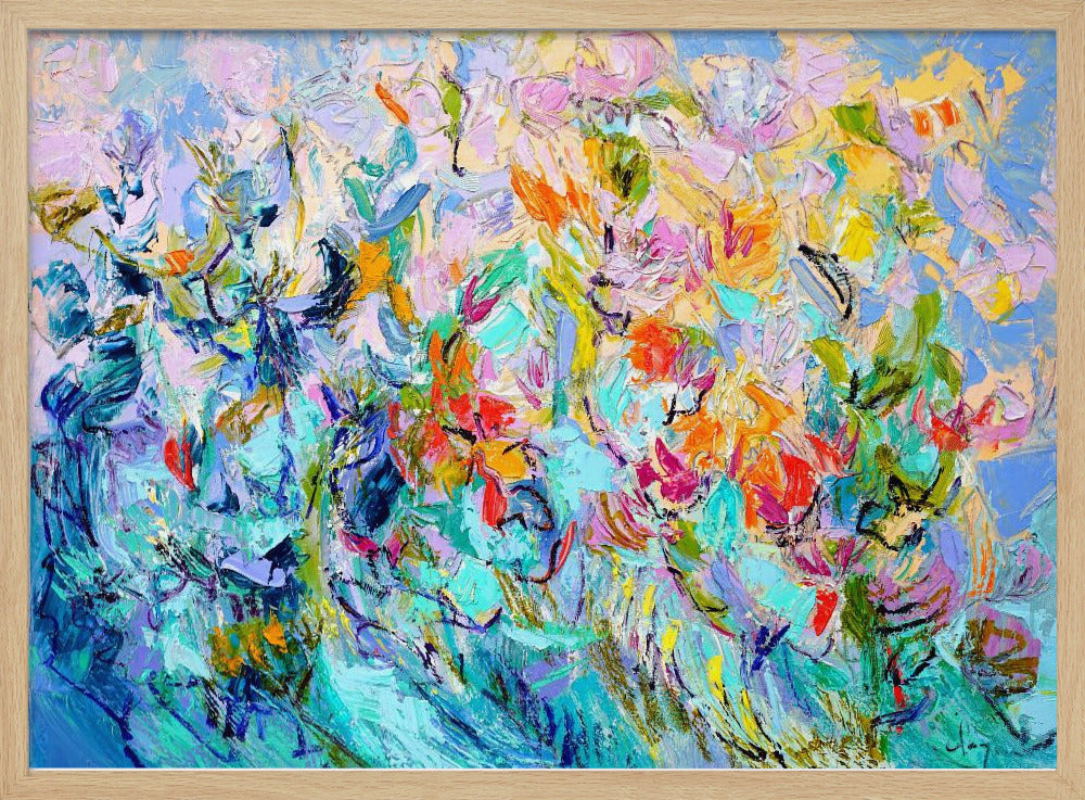 Radiant Floral Harmony | Poster