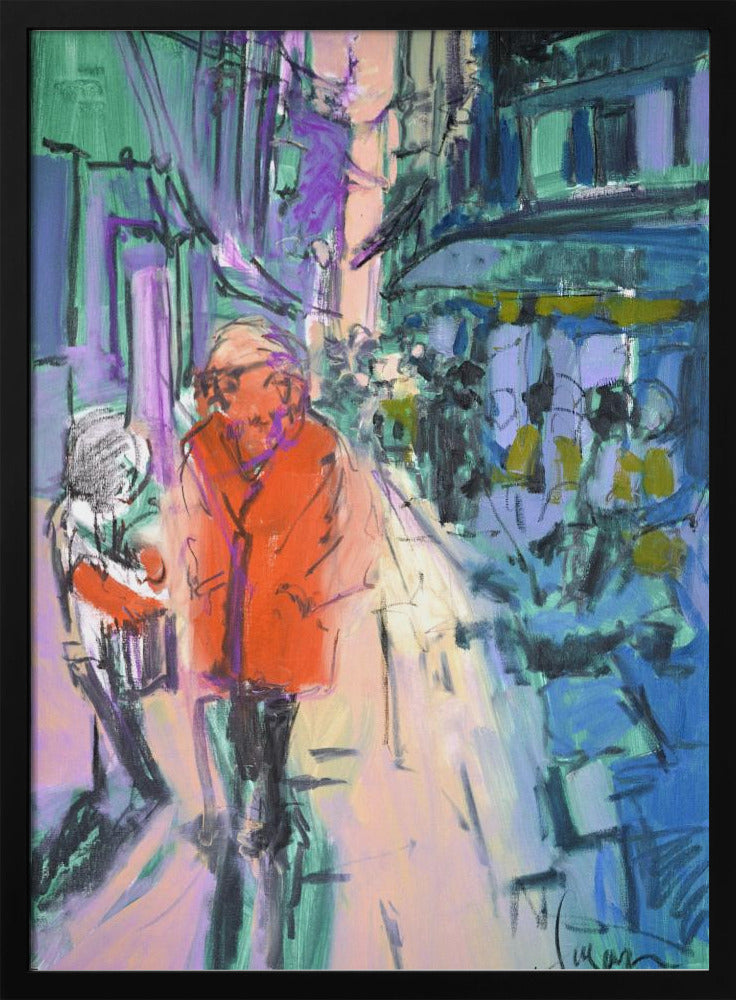 Lebhafter Straßenspaziergang | Poster