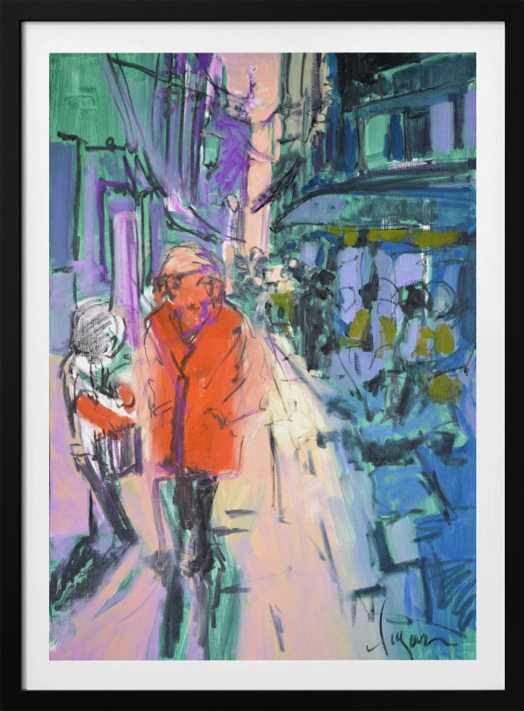Lebhafter Straßenspaziergang | Poster