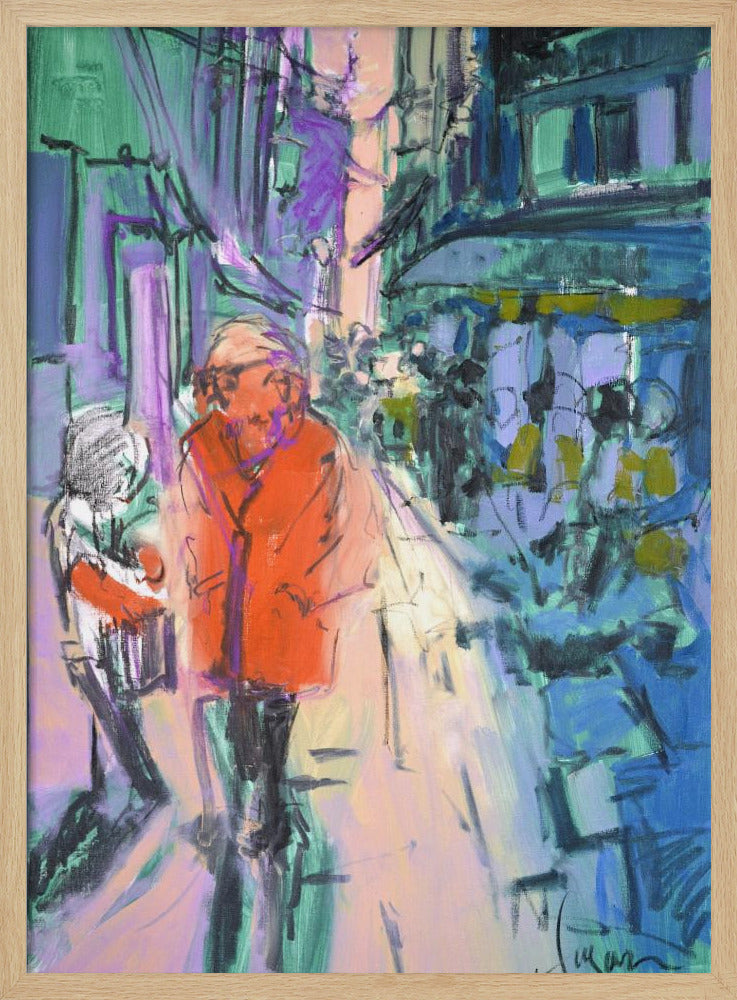 Lebhafter Straßenspaziergang | Poster