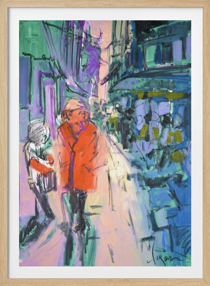 Lebhafter Straßenspaziergang | Poster