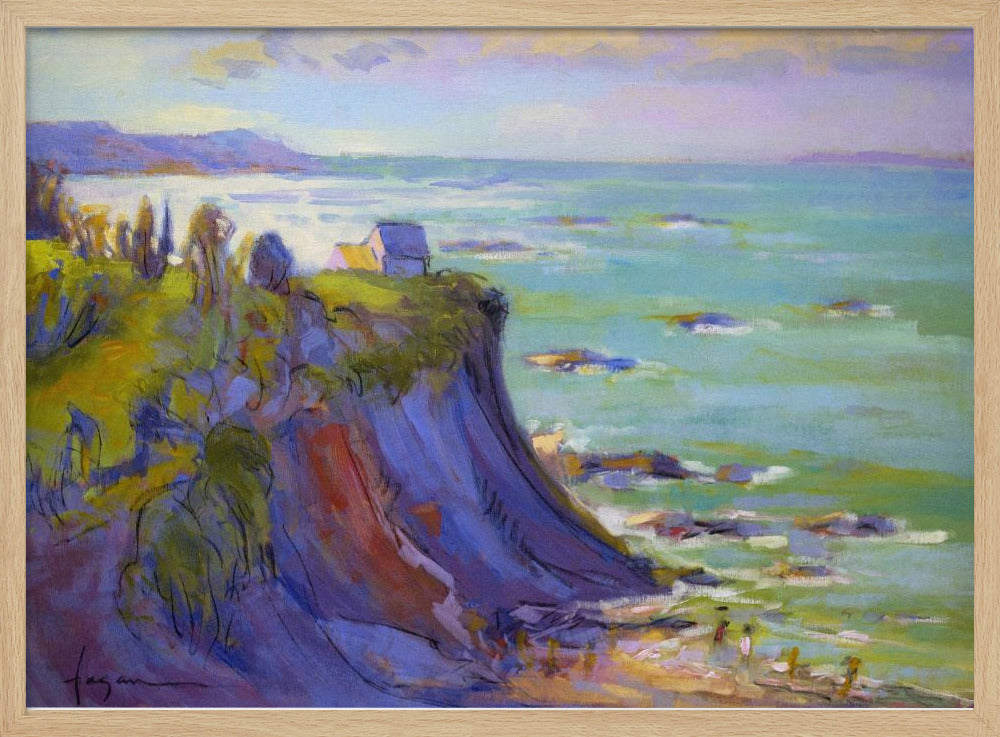 Gelassenheit an der Klippe | Poster