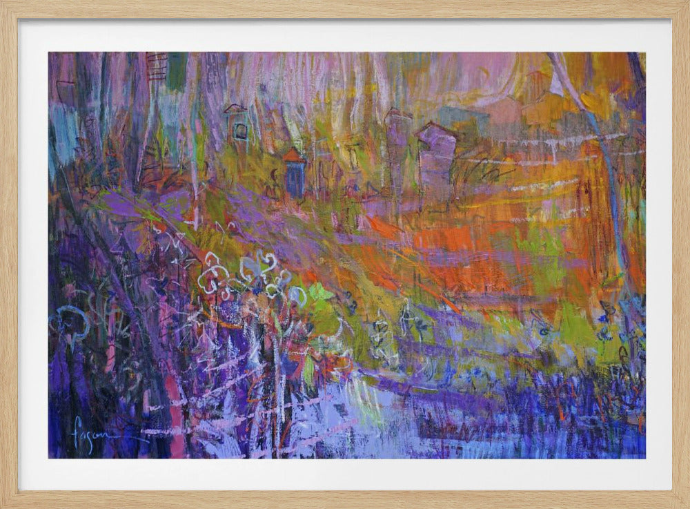 Nocturne im geheimen Garten | Poster