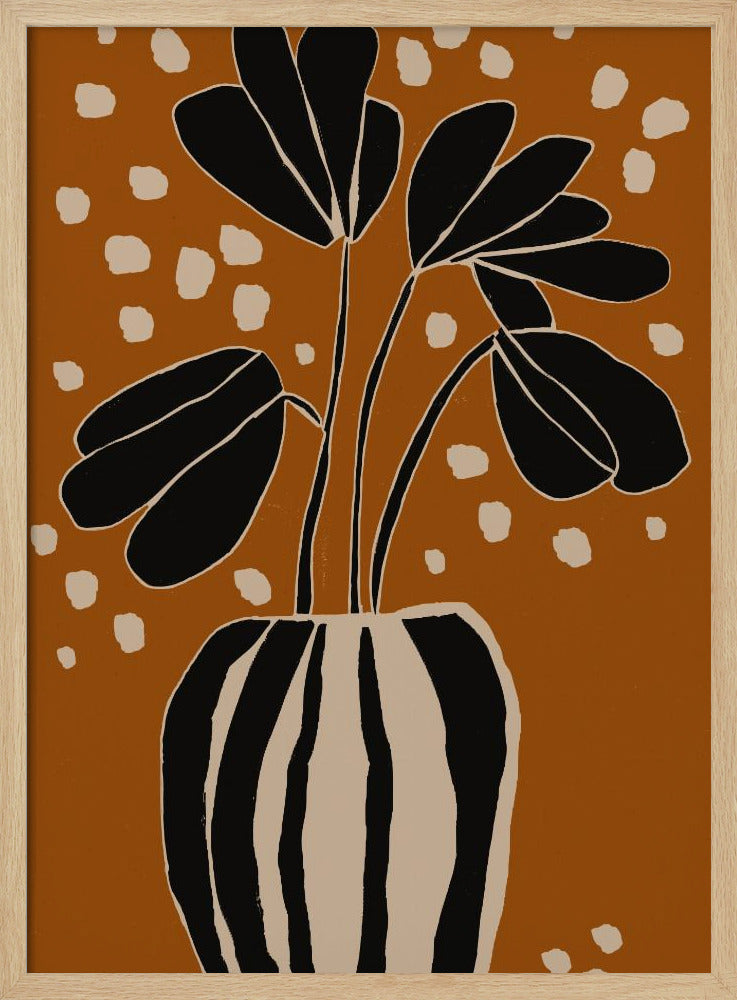 Ockerfarbenes Stillleben Nr. 4 | Poster