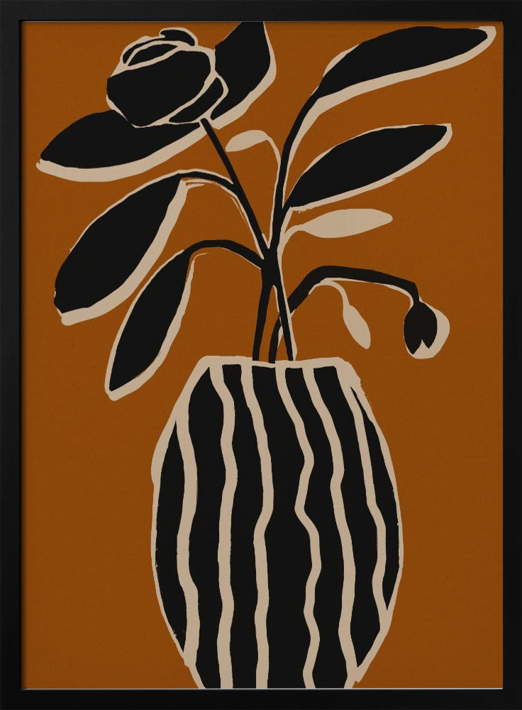 Ockerfarbenes Stillleben Nr. 5 | Poster