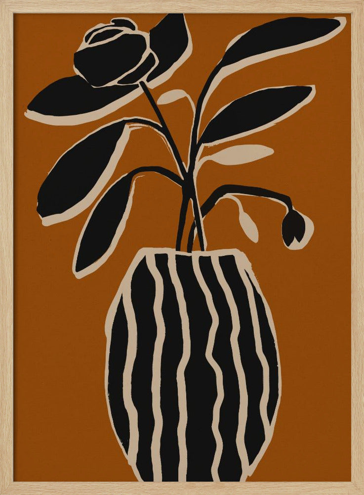 Ockerfarbenes Stillleben Nr. 5 | Poster
