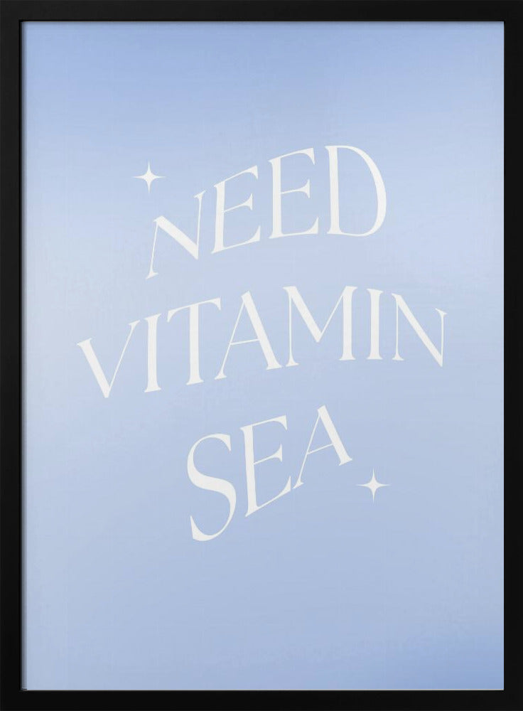 Brauche Vitamin Meer | Poster