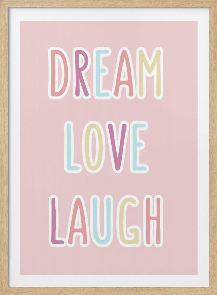 Traum Liebe Lachen | Poster