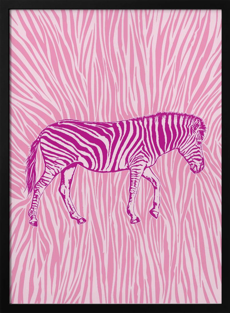 Afrikanisches Zebra mit auffälliger Tarnung | Poster