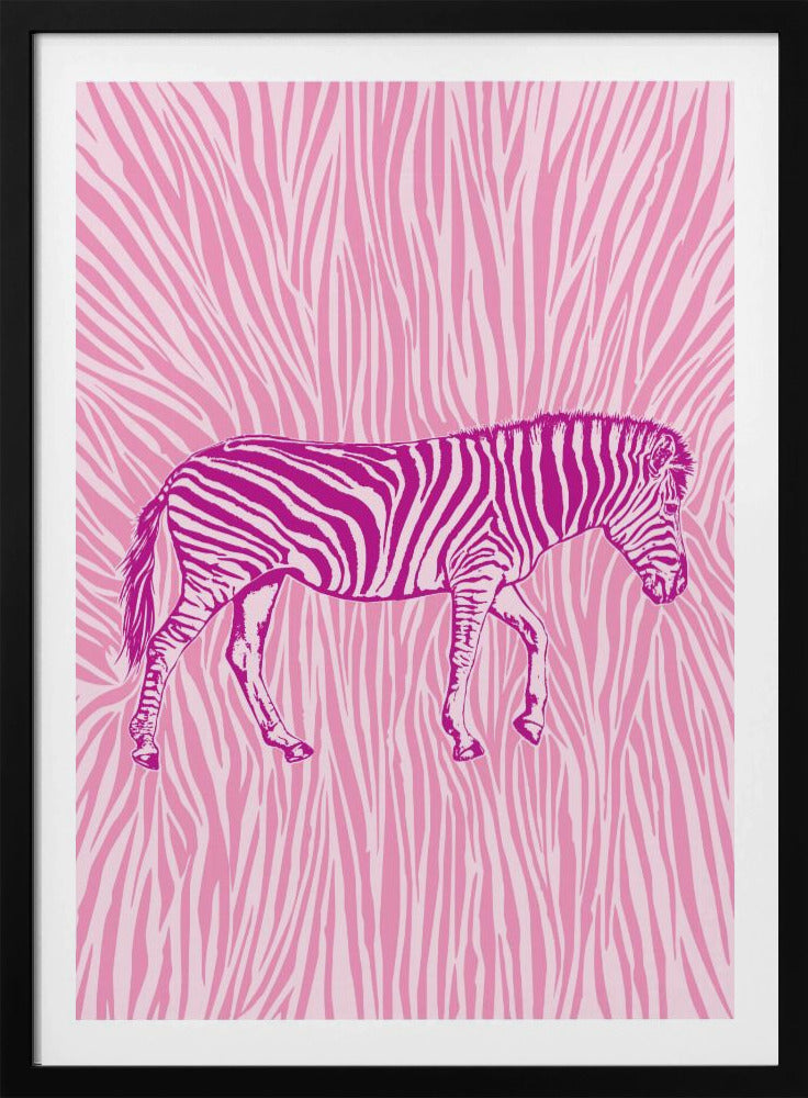 Afrikanisches Zebra mit auffälliger Tarnung | Poster