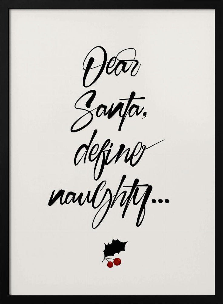 Lieber Weihnachtsmann | Poster