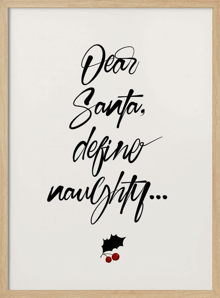 Lieber Weihnachtsmann | Poster