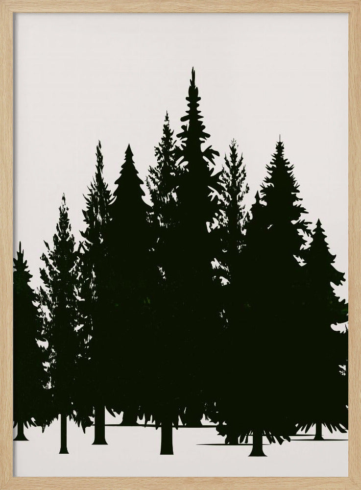 Tannenwald (dunkel) | Poster