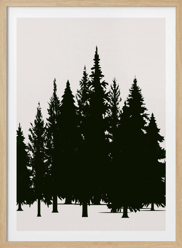 Tannenwald (dunkel) | Poster