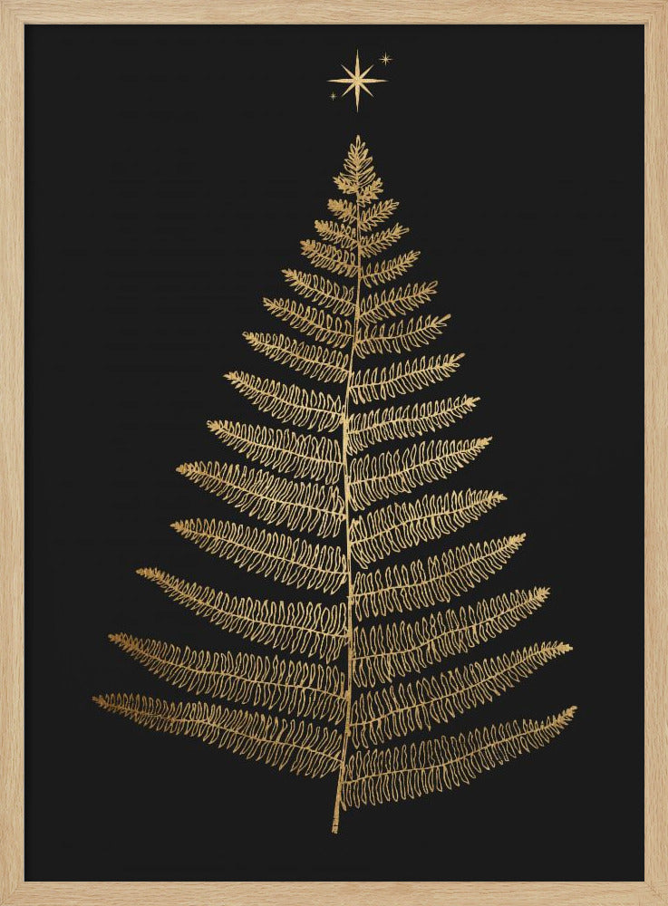 Hell leuchtend in der Weihnachtsnacht | Poster