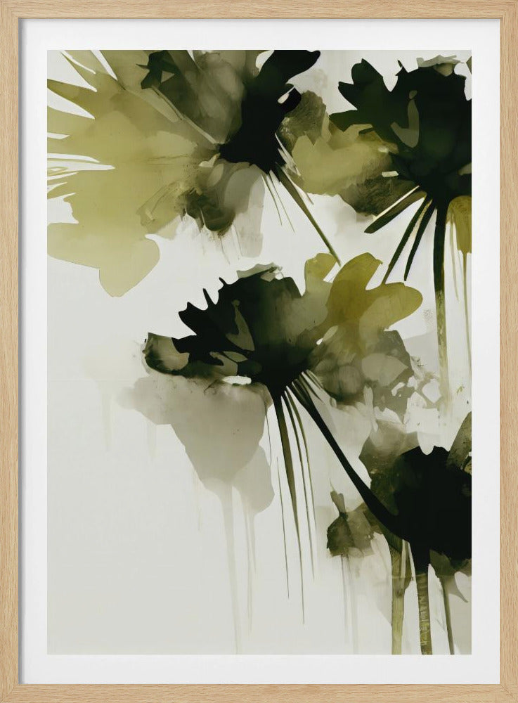Florale Farbtöne Tanz | Poster