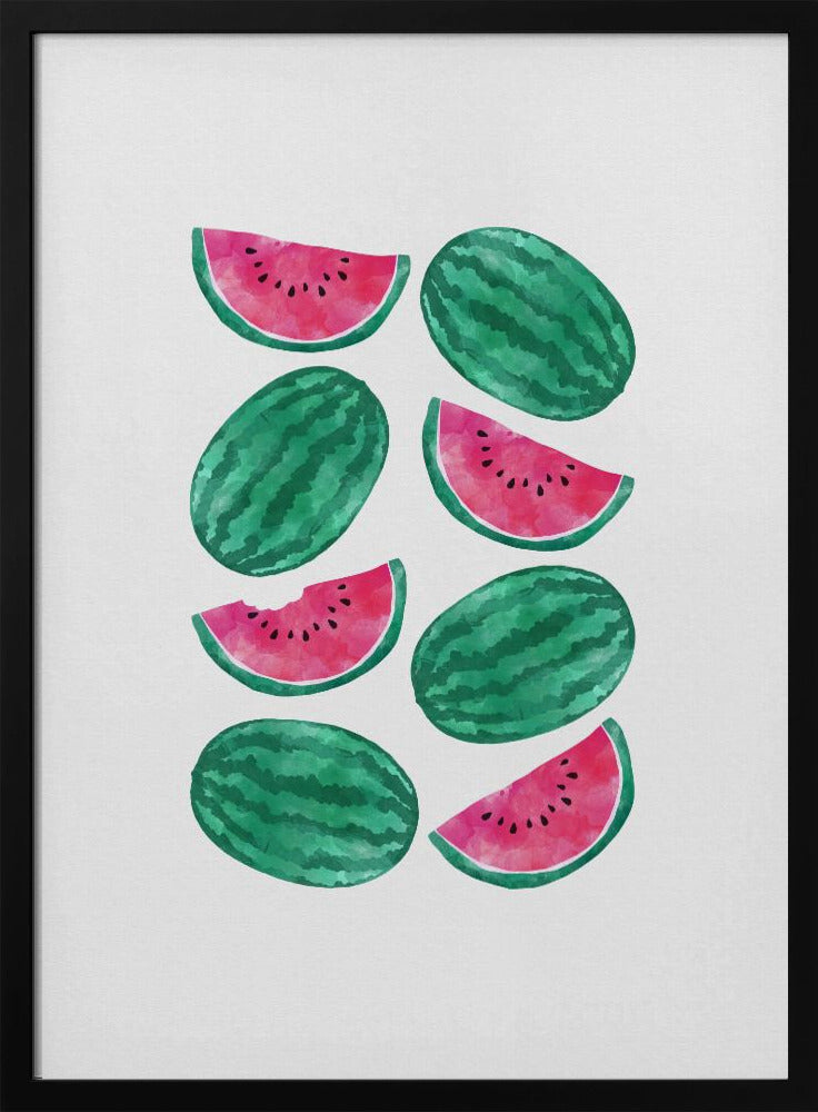 Wassermelonenmenge | Poster