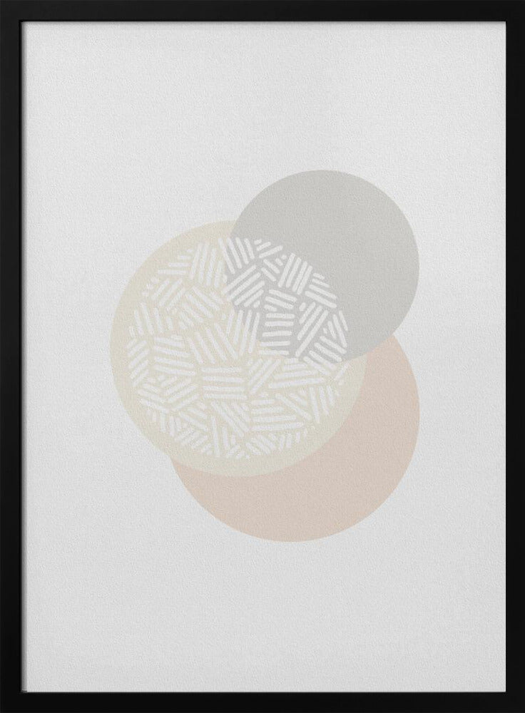 Geometrische gedämpfte Farben IV | Poster