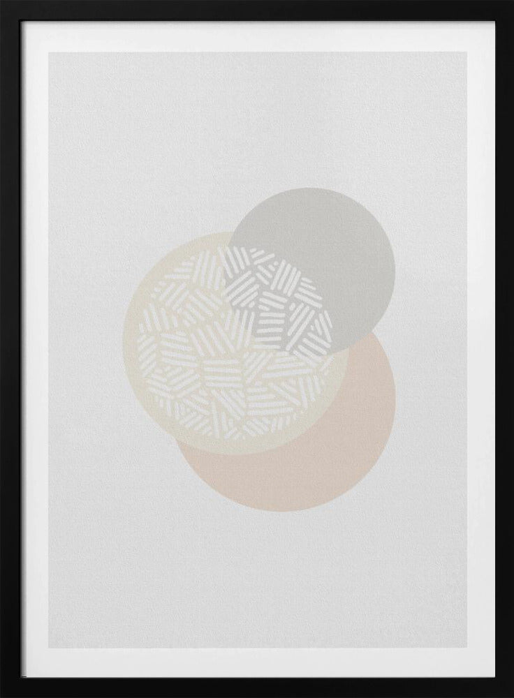 Geometrische gedämpfte Farben IV | Poster