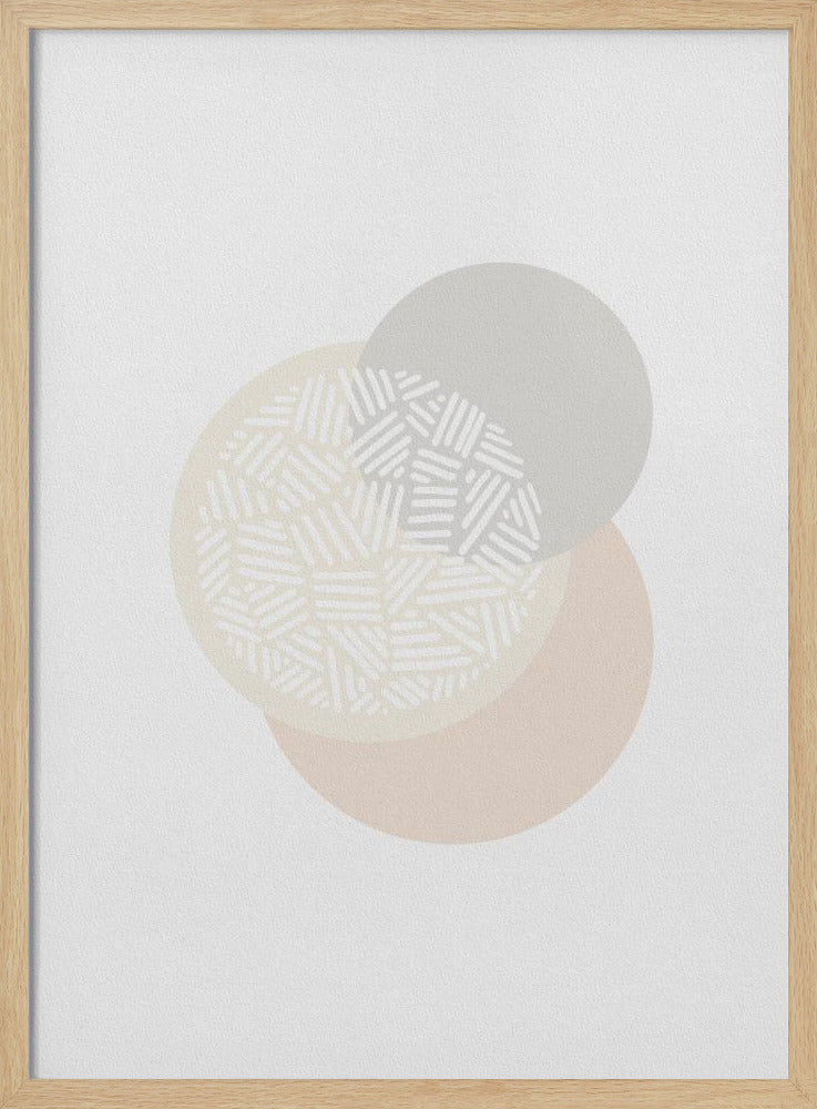 Geometrische gedämpfte Farben IV | Poster