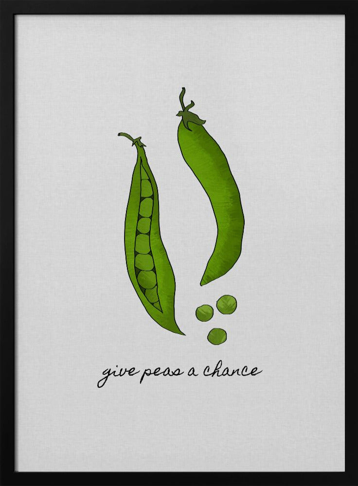 Gib Erbsen eine Chance | Poster