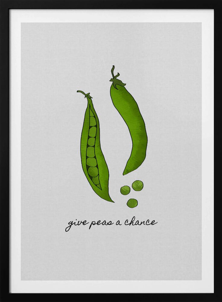 Gib Erbsen eine Chance | Poster