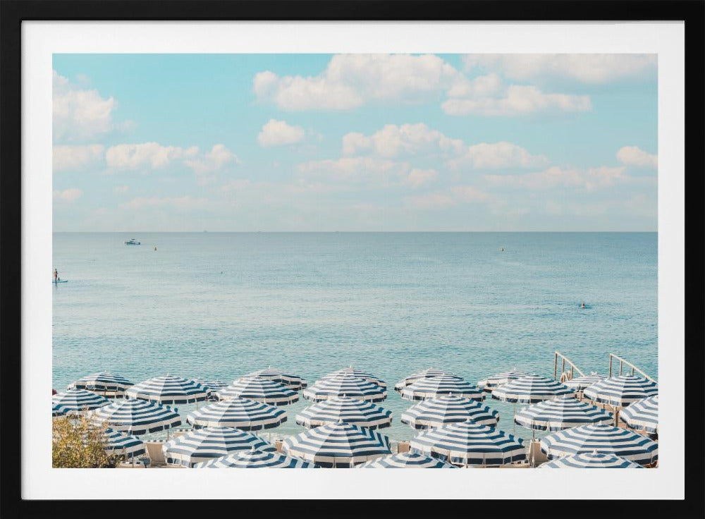 Strandschirme an der französischen Riviera II | Poster