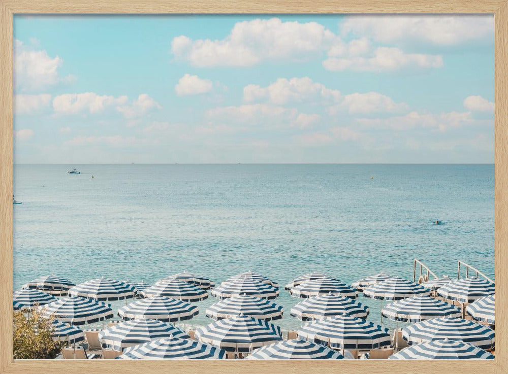 Strandschirme an der französischen Riviera II | Poster
